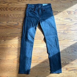 Rag & Bone Men’s Vintage Black Slim Jeans size 30x31.5